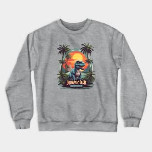 Retro Design Jurassic Park Crewneck Sweatshirt